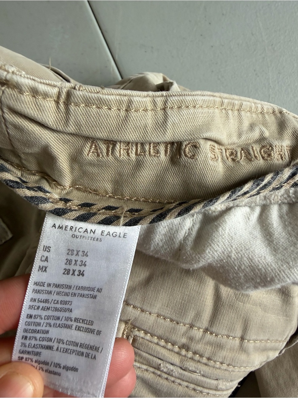 American Eagle Outfitters Tan Chino Pants - Picture 6 of 8